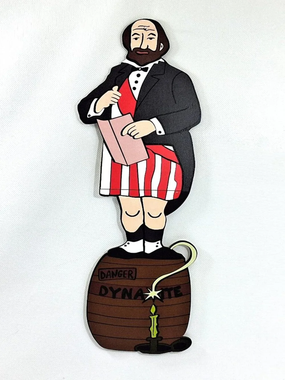 Haunted Mansion Halloween Display Dynamite Gentleman Wood Decor